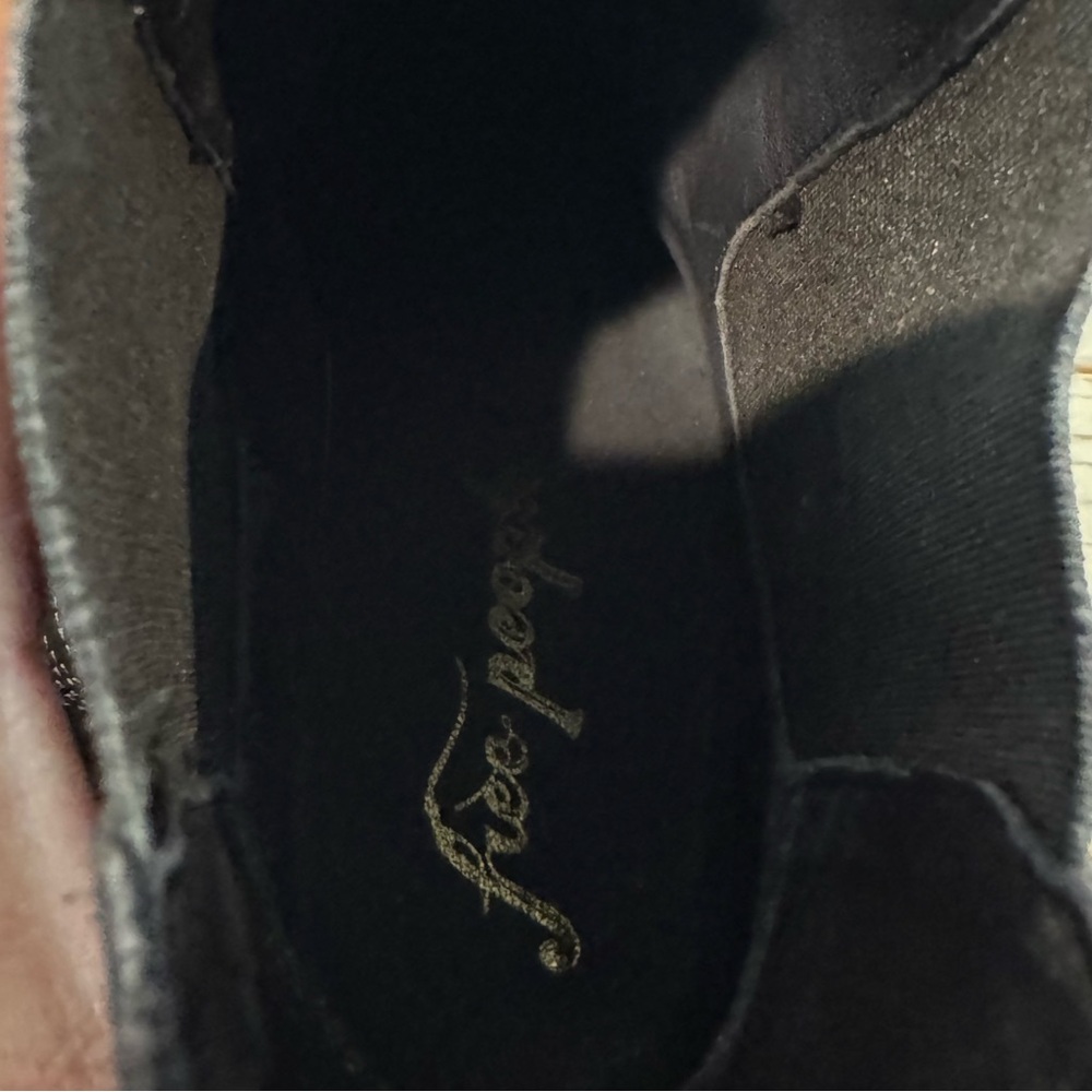 Free People Wayward Western Black Ankle Boots - Picture 10 of 12